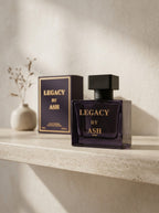 Legacy by ASH 50 ml perfume bottle beside its box