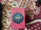 Red ASH Perfume presentation box