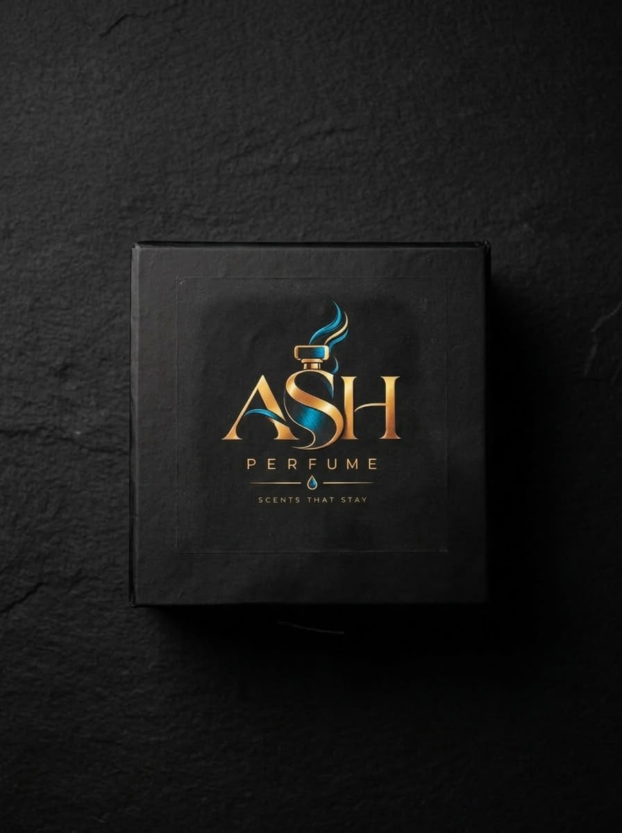 Black ASH Perfume presentation box