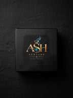 Black ASH Perfume presentation box